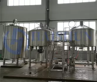 30BBL Brewhouse com aquecimento a vapor